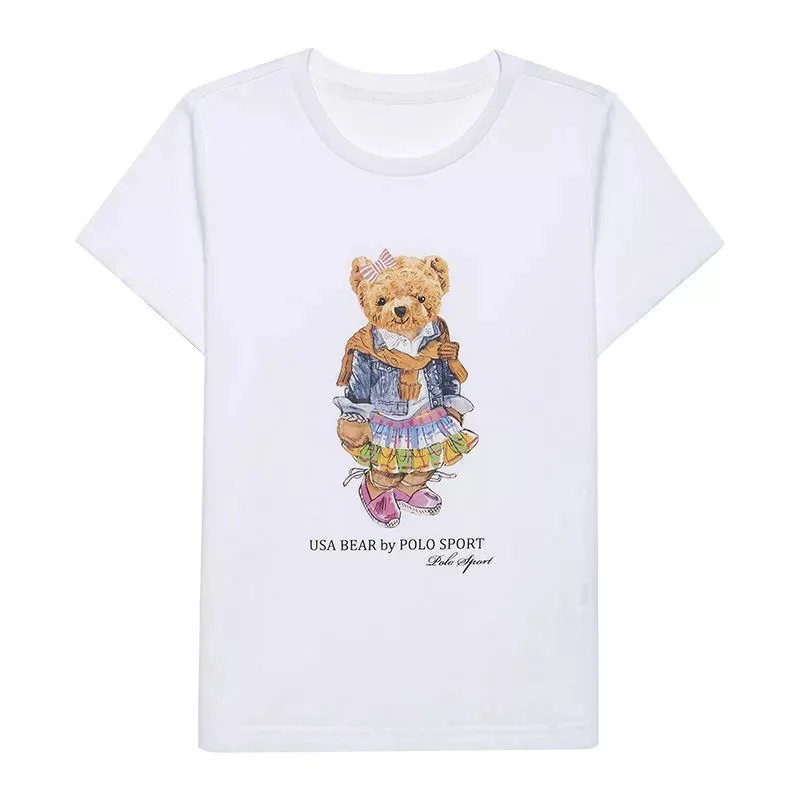 Polo Ralph Lauren Polo Bear USA Bear White T-Shirt