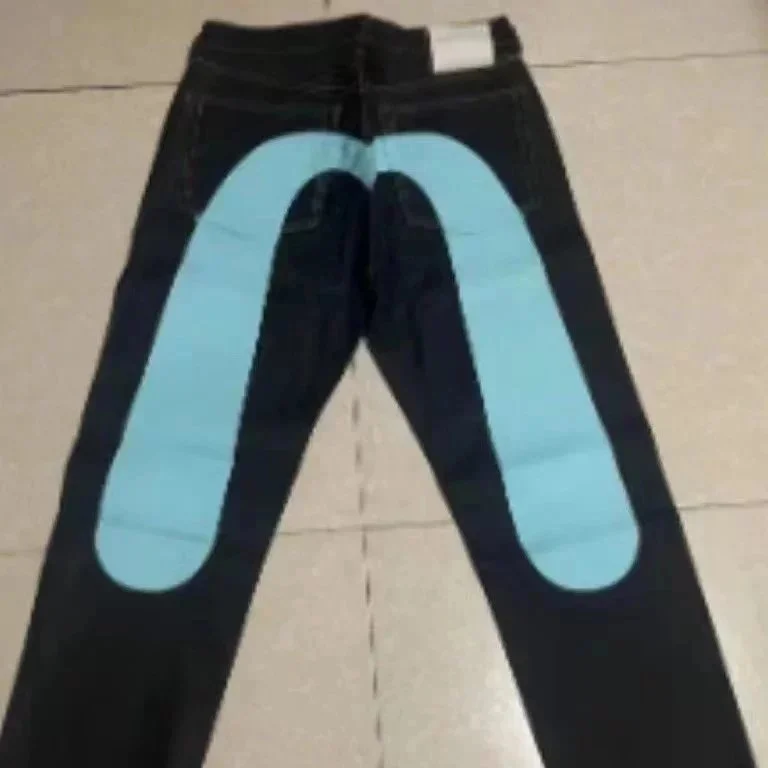 Black & Light Blue Jeans