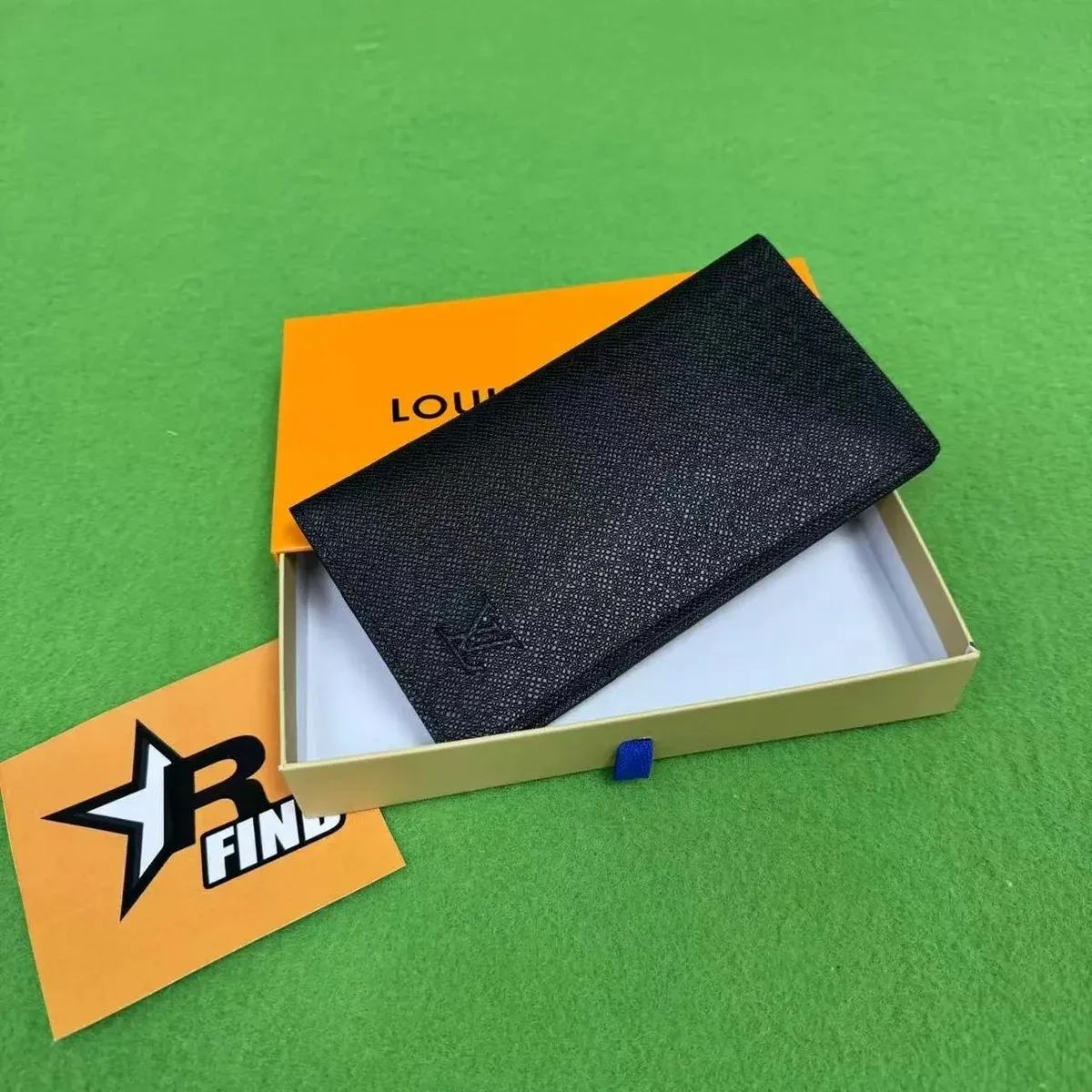Louis Vuitton Tabi Black Leather Wallet