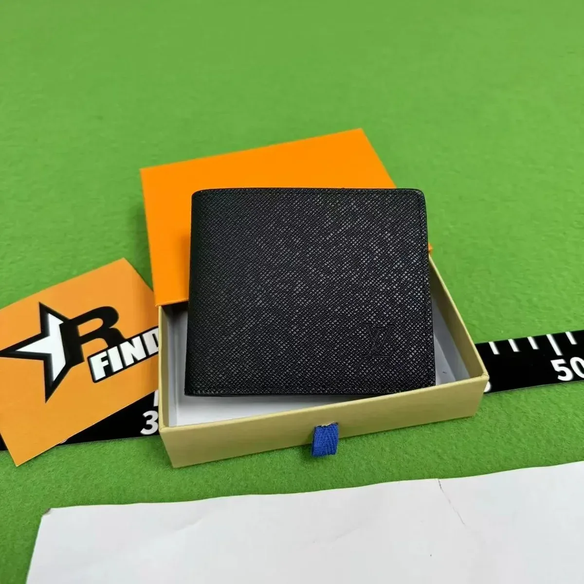 Louis Vuitton Tabi Crosshatch Black Wallet
