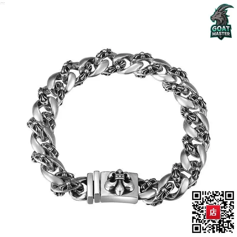 Chrome Hearts CH Cross Bracelet Silver Jewelry