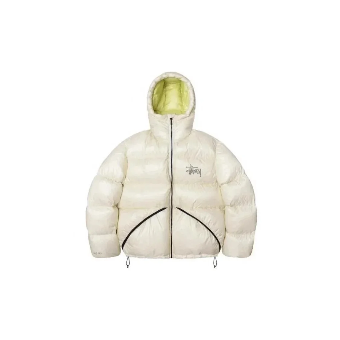 Stussy Stüssy Basic Logo Puffer Jacket Cream