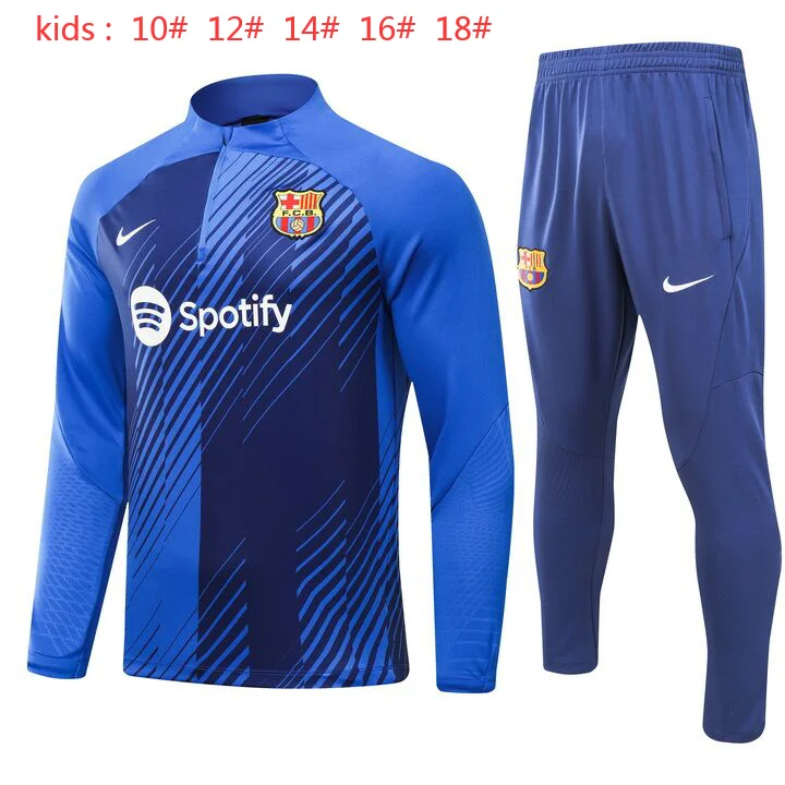 Nike FC Barcelona Air Force 1 Blue Kids Tracksuit