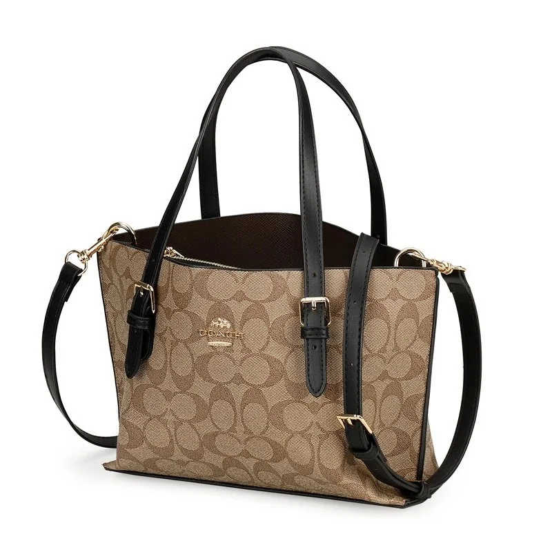 Coach Signature QS36 Tote Bag Camel/Black