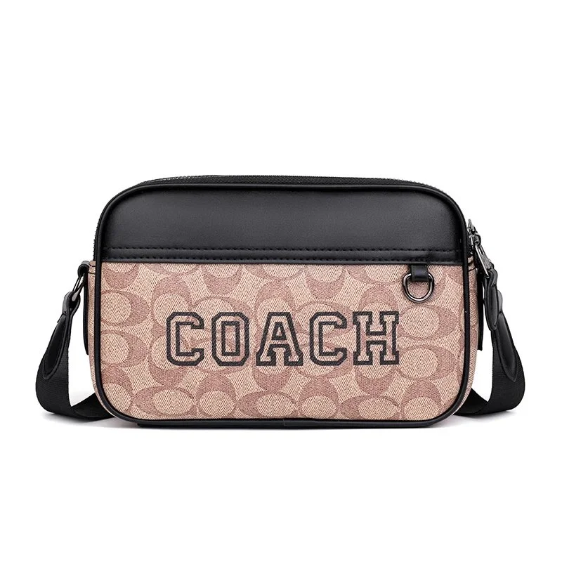 Coach Signature Canvas Crossbody Bag Cream/Black