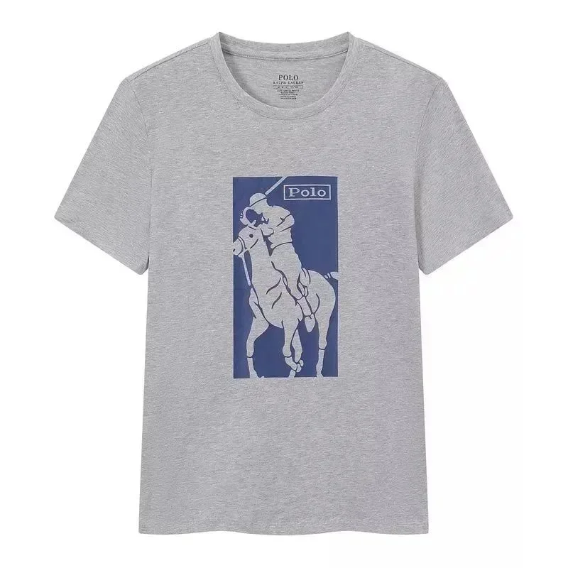 Polo Ralph Lauren Classic Logo Grey Polo T-Shirt