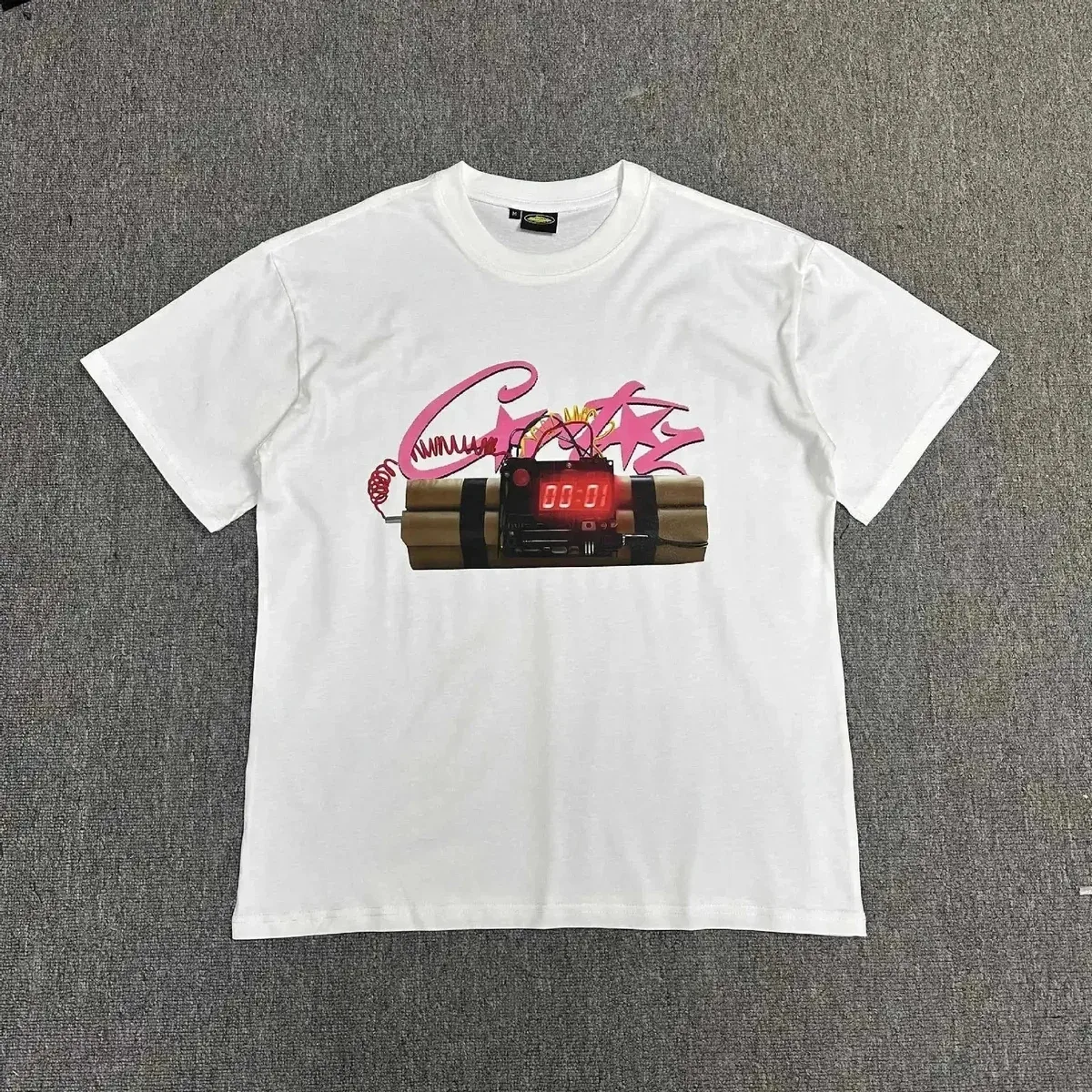 White 'Crate' Graphic T-Shirt