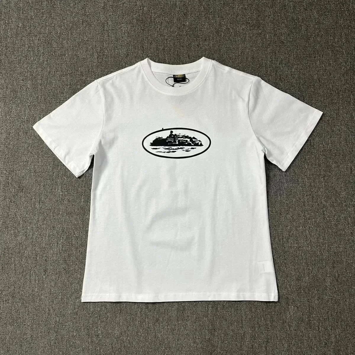 White Island Print T-Shirt