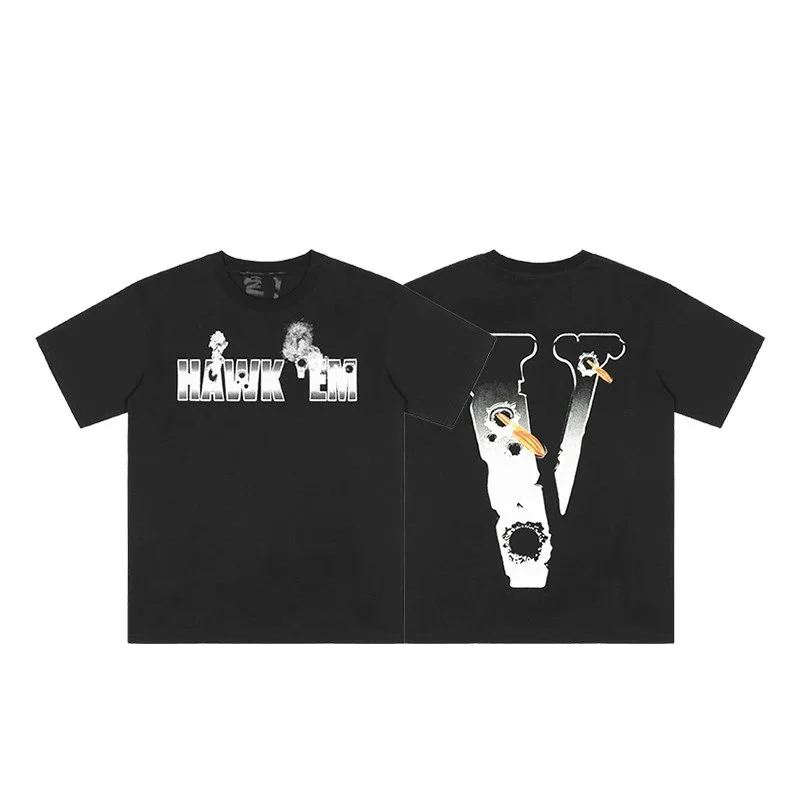 Vlone Hawk 'Em Black T-Shirt