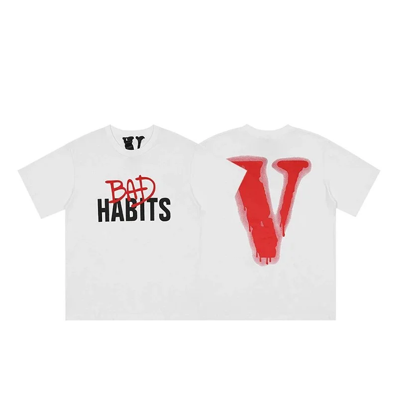 Vlone Bad Habits V White T-Shirt