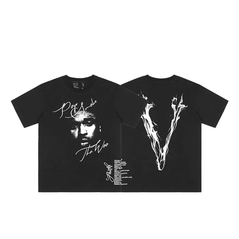 Black Pop Smoke The Woo T-Shirt