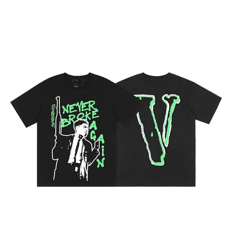 Vlone Never Broke Again Black T-Shirt