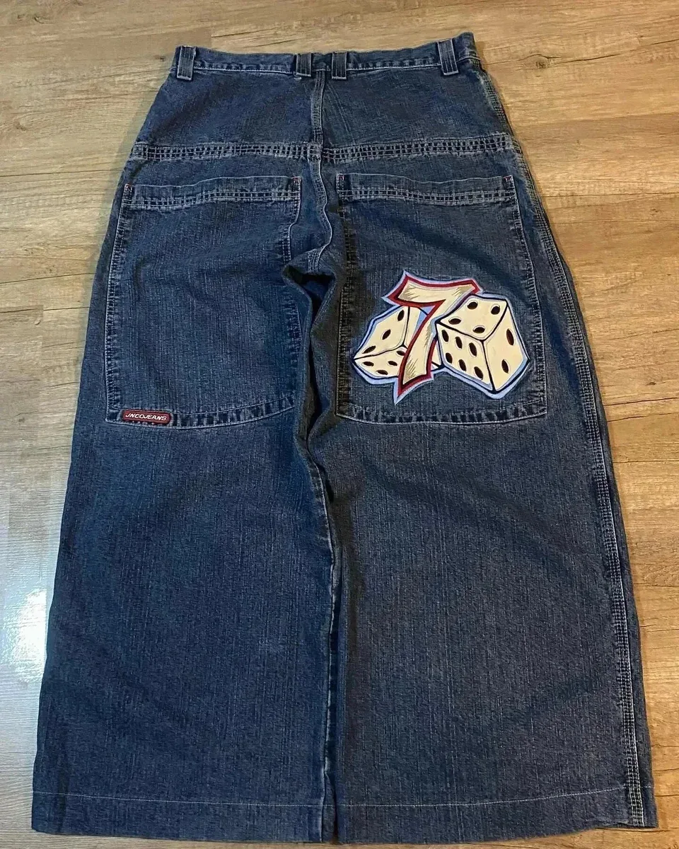 N02 Blue Dice Patch Denim Skirt