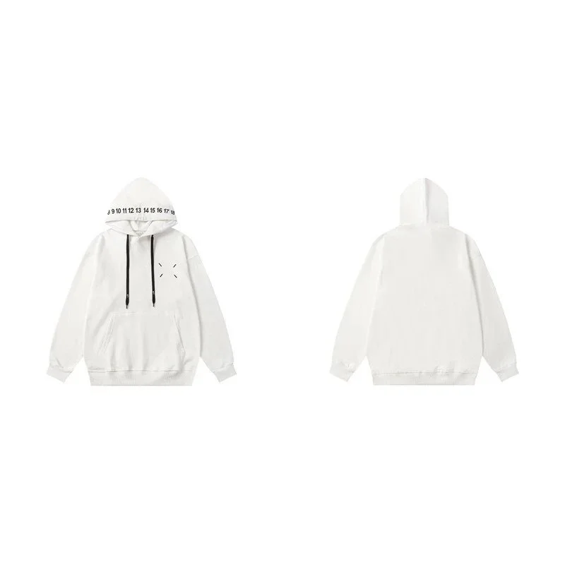 Unisex BB-22 White Hoodie with Number Print