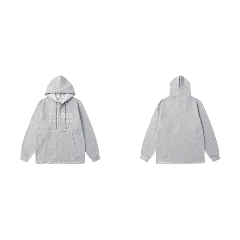 Maison Mihara Yasuhiro MMY Blakey Grey Hoodie