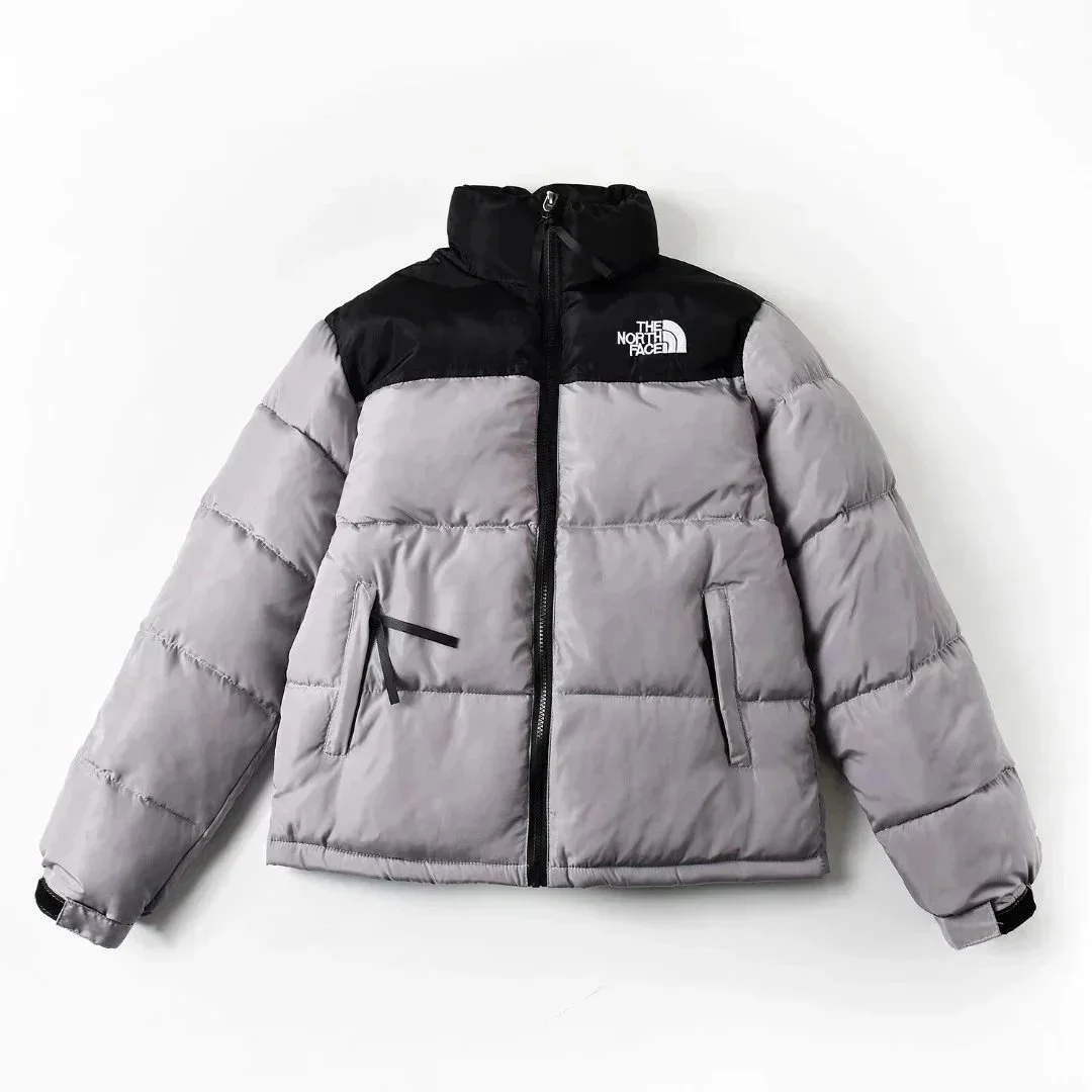 The North Face Nuptse Grey/Black Parka