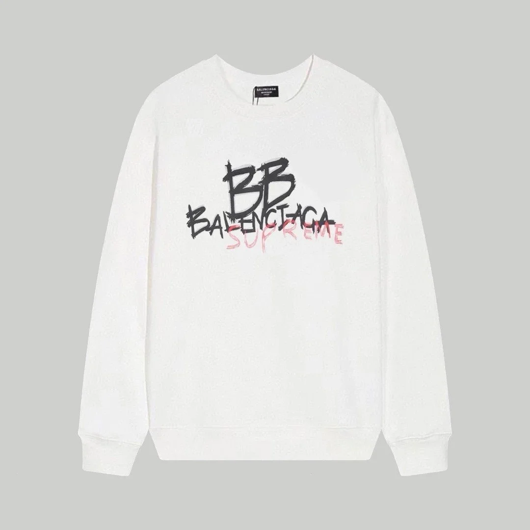 Balenciaga BB Supreme White Sweatshirt
