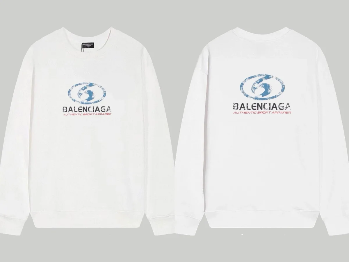 Balenciaga Authentic Sport Apparé White Hoodie
