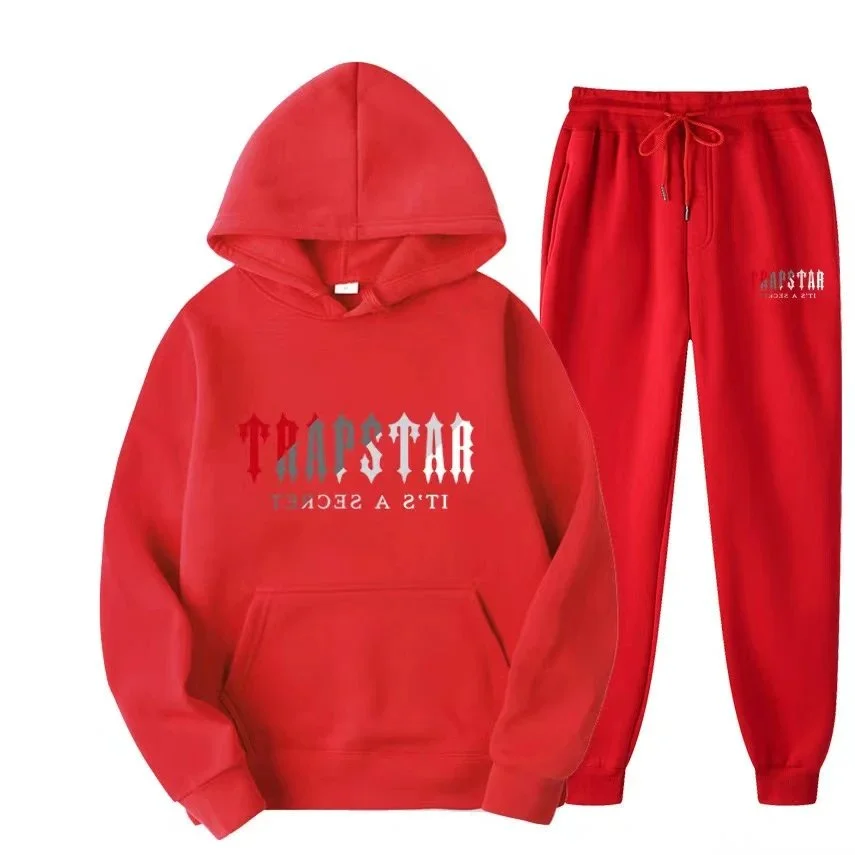 Trapstar Red It's a Secret Tracksuit Set