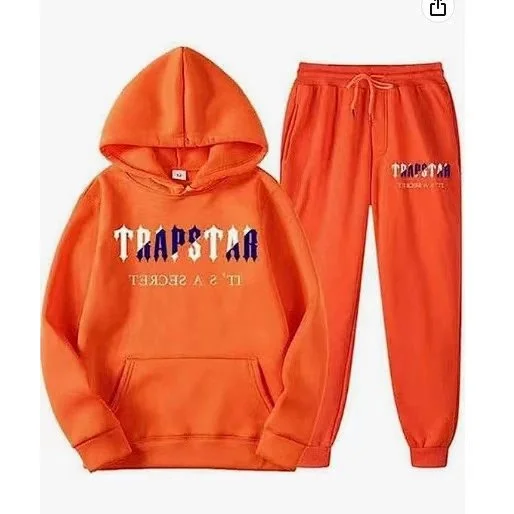 Trapstar Orange IT'S A SECRET Tracksuit