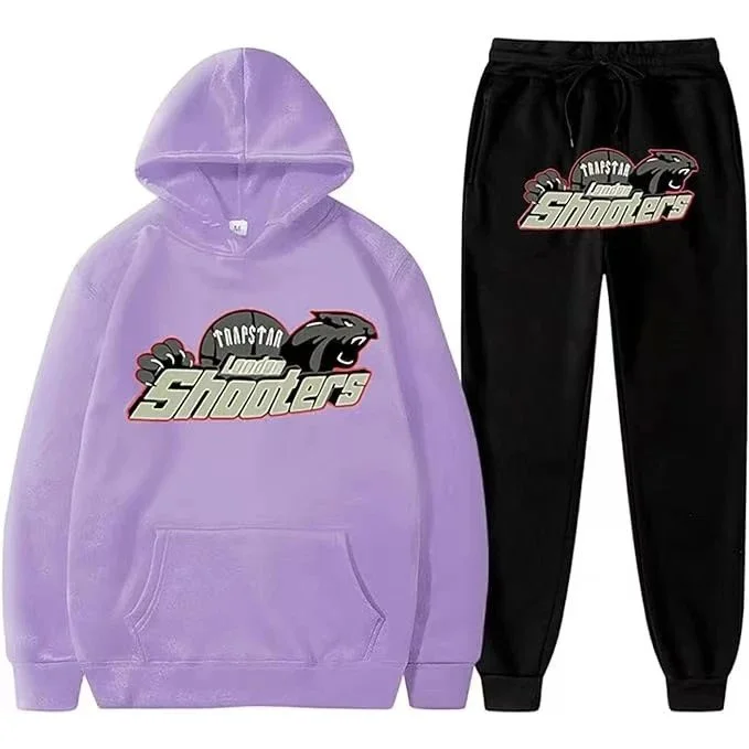 Trapstar London Shooters Purple & Black Tracksuit
