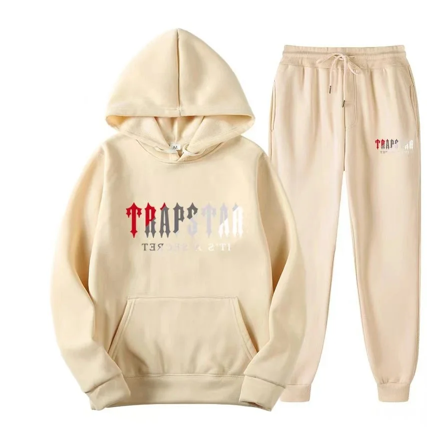 Trapstar Beige Hoodie & Pants Set