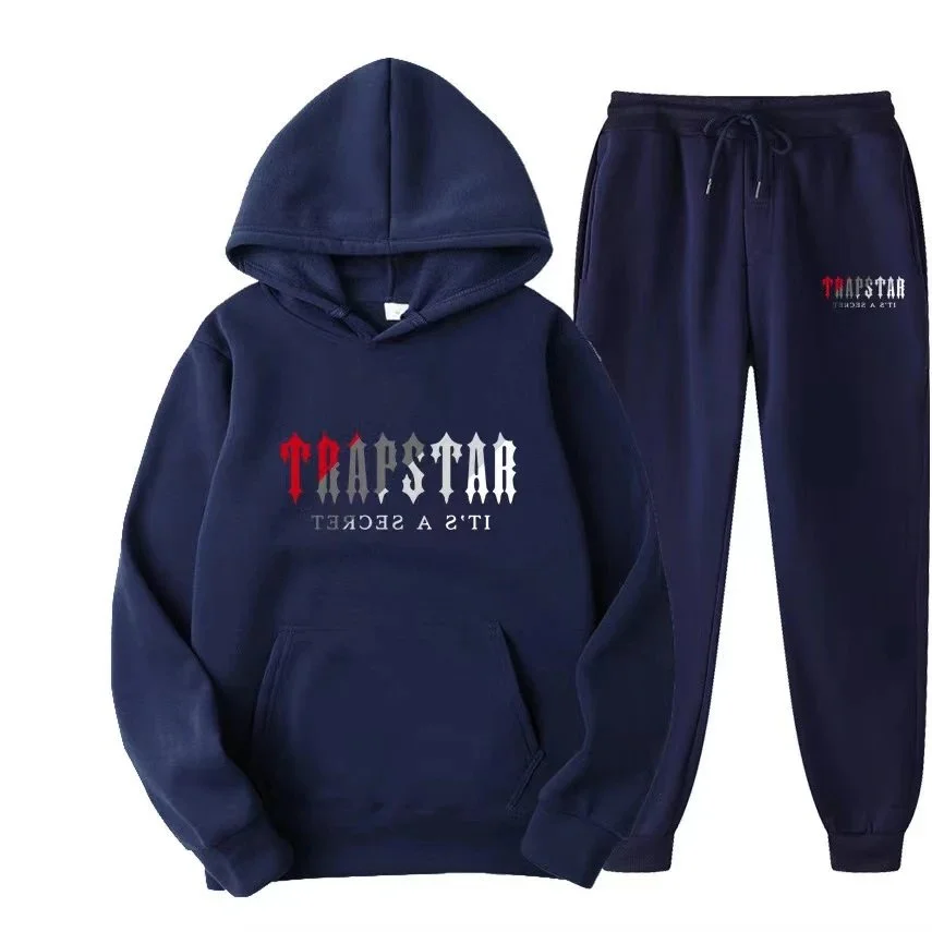 Trapstar Navy 'It's a Secret' Tracksuit Set