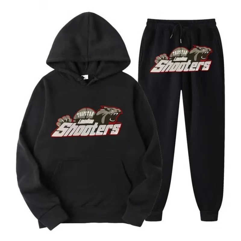 Trapstar Shooters Black Tracksuit Set