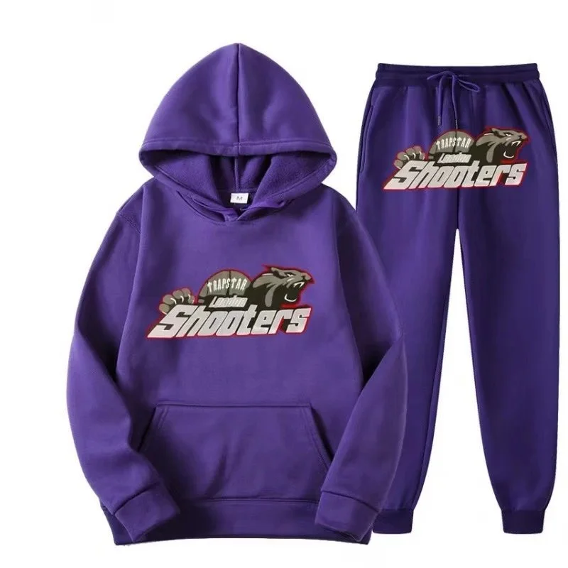 Trapstar Shooters Purple Tracksuit Set