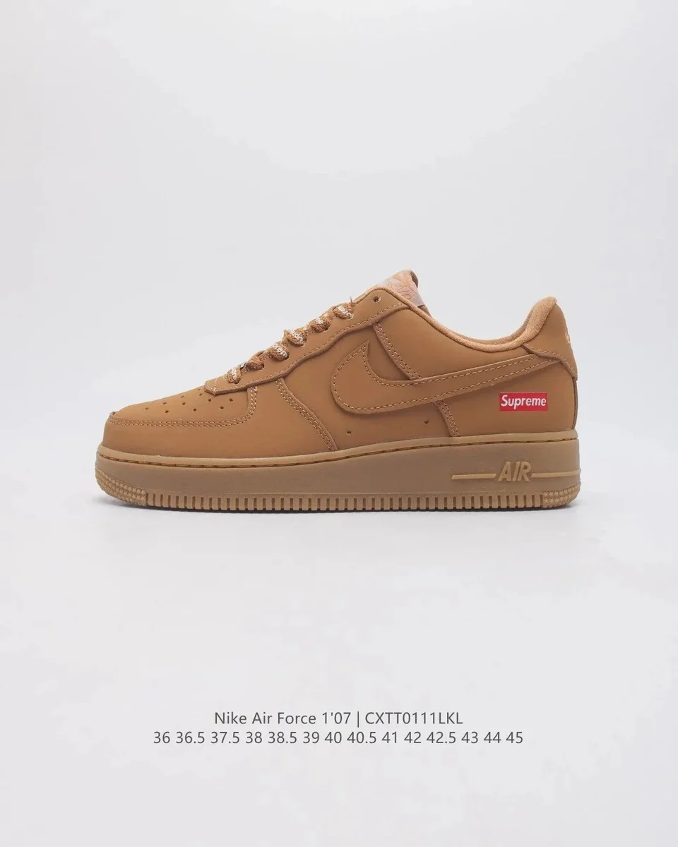 Nike Air Force 1 '07 Supreme Wheat Sneakers