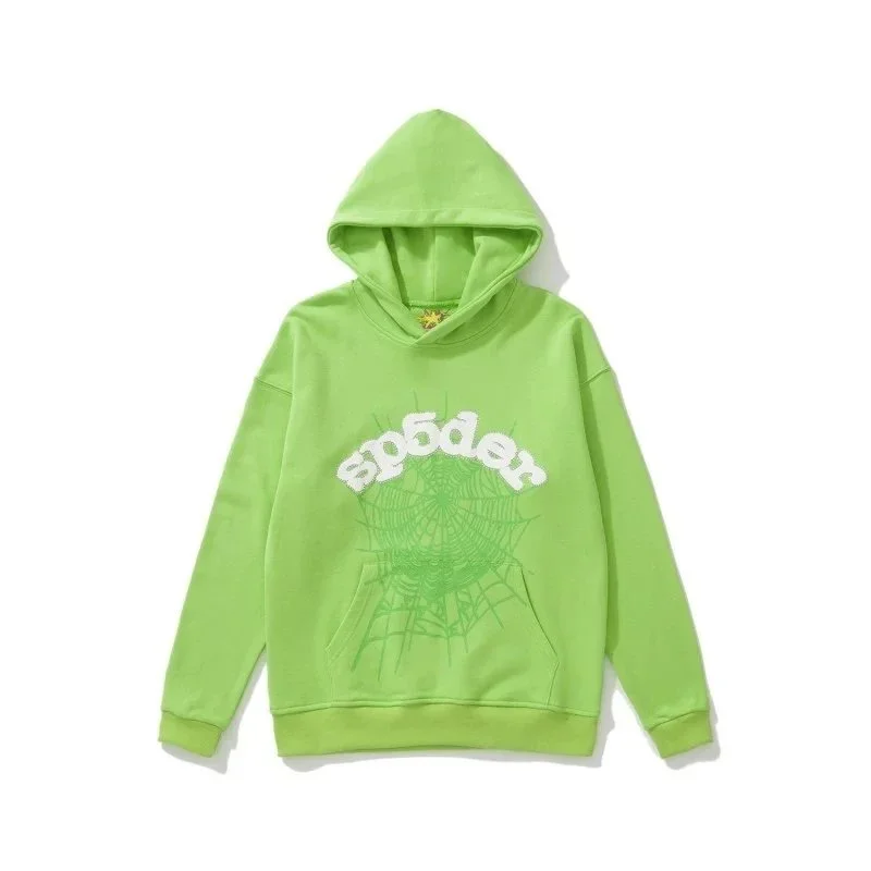 SP5DER Spider Lime Green Hoodie