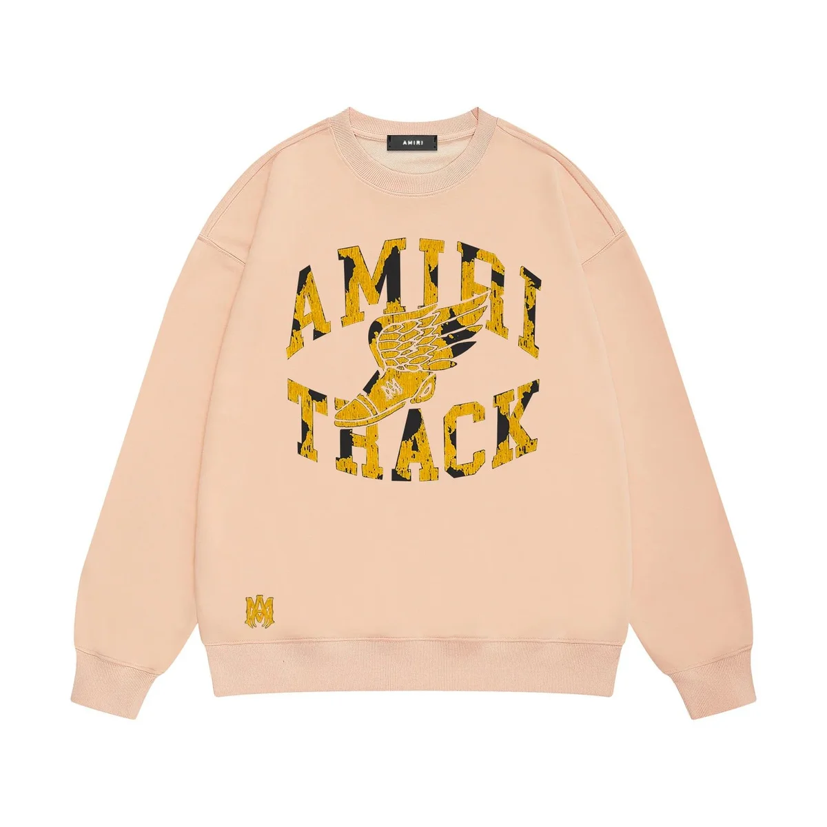 Amiri Amiri Track Pink Graphic Sweatshirt