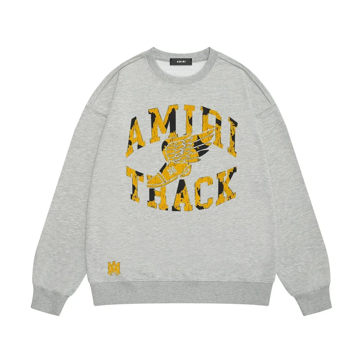 Amiri Amiri AMIRI TRACK Light Grey Sweatshirt Grey - 1