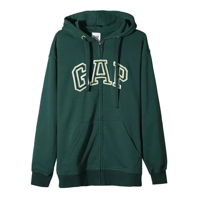 GAP Classic Logo Hoodie Sweatshirt Forest Green