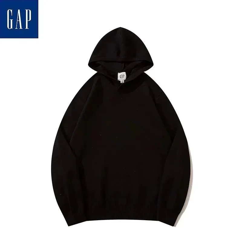 GAP Black Hoodie Casual Knit Top