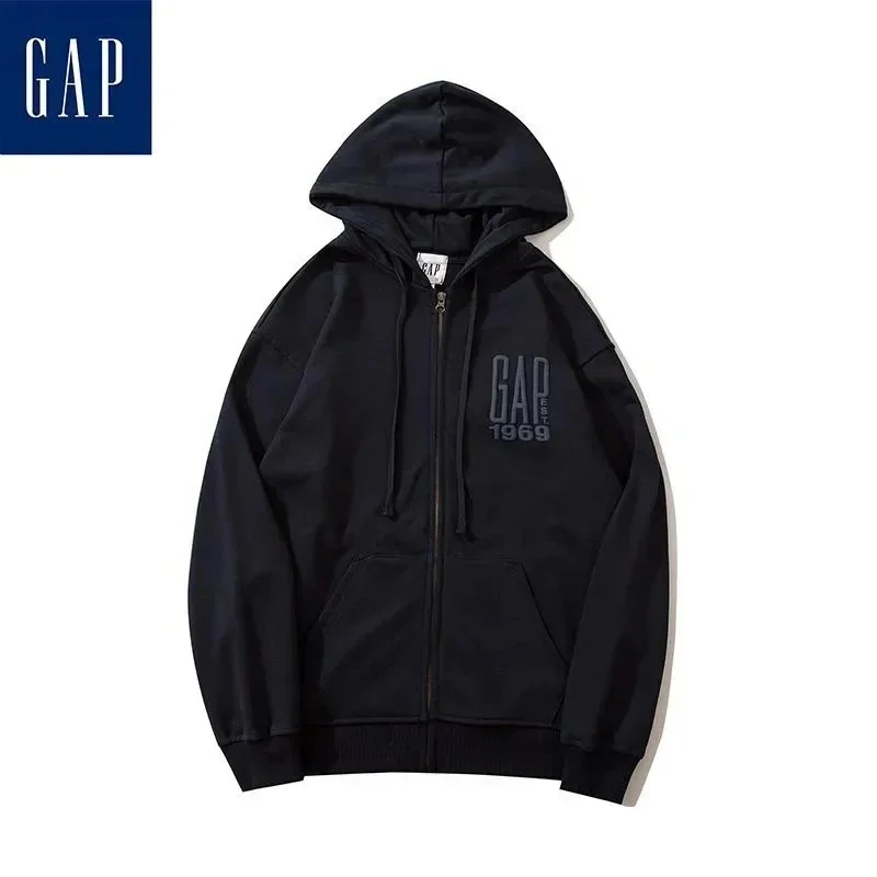 GAP 1969 Hoodie Sweatshirt Black Casual