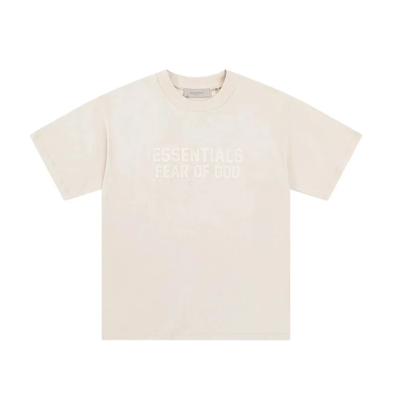 Fear of God Essentials 'Fear of God' Beige T-Shirt
