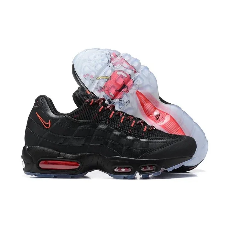 Nike Air Max 95 Triple Black Red Sneakers