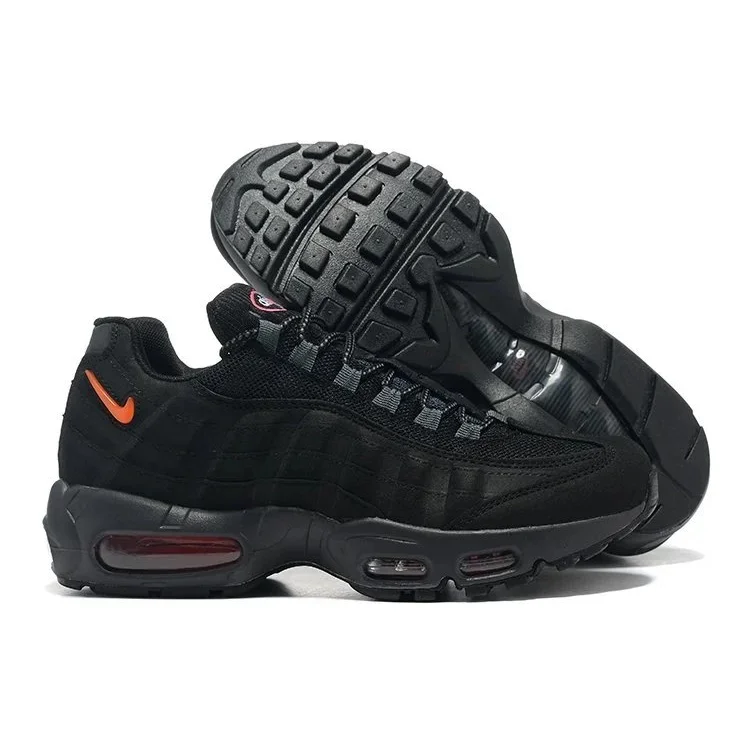 Nike Air Max 95 Triple Black Orange Sneakers