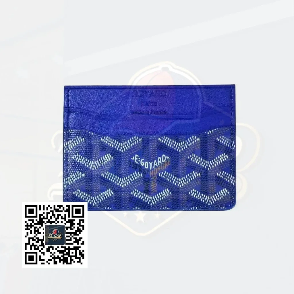 Goyard Monogram Blue Cardholder