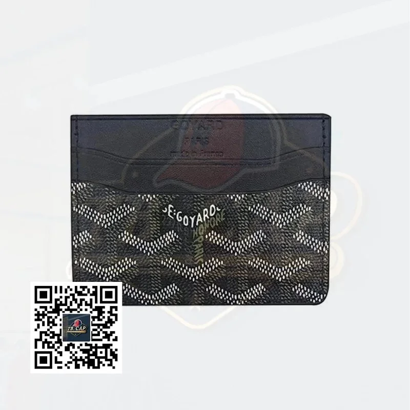 Goyard Goyardine Card Holder Black