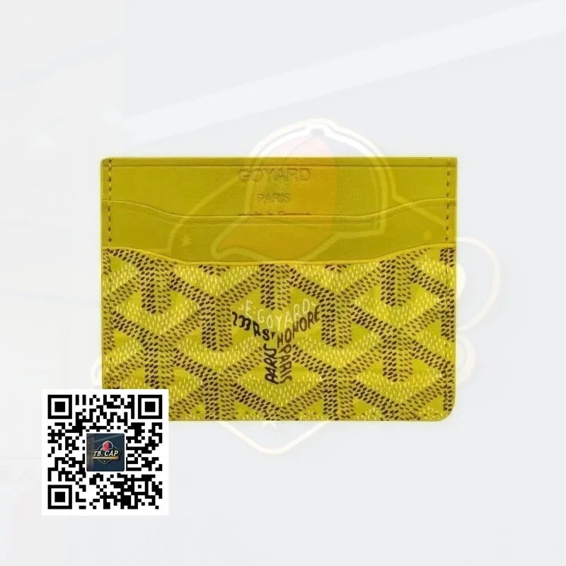 Goyard YARD Yellow Card Holder