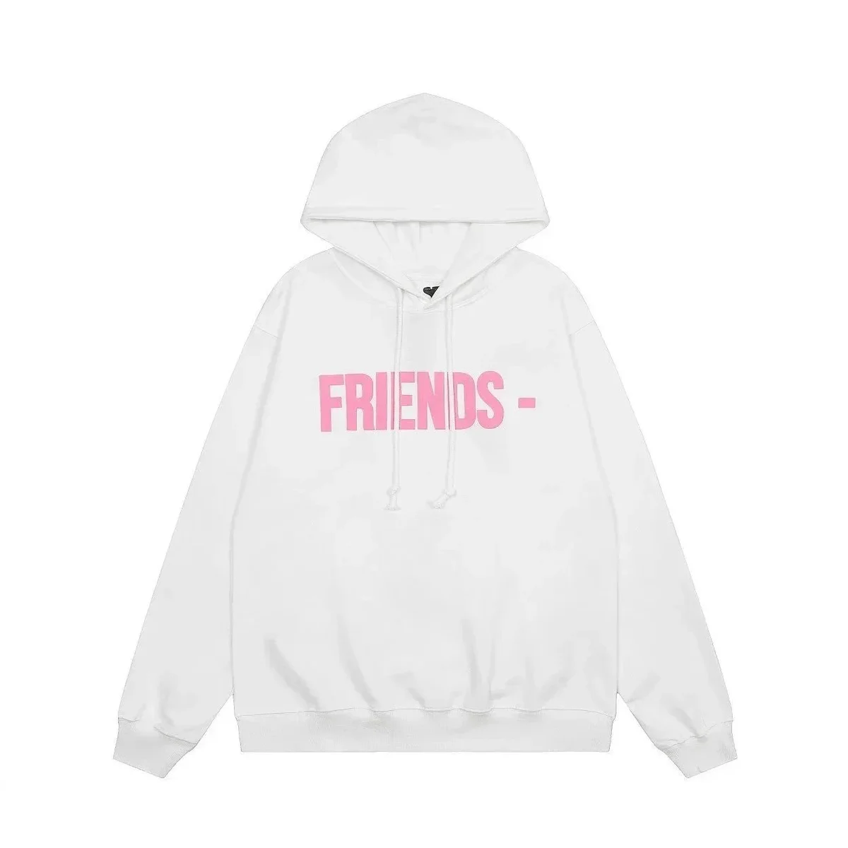 White Friends Hoodie - Casual Pullover