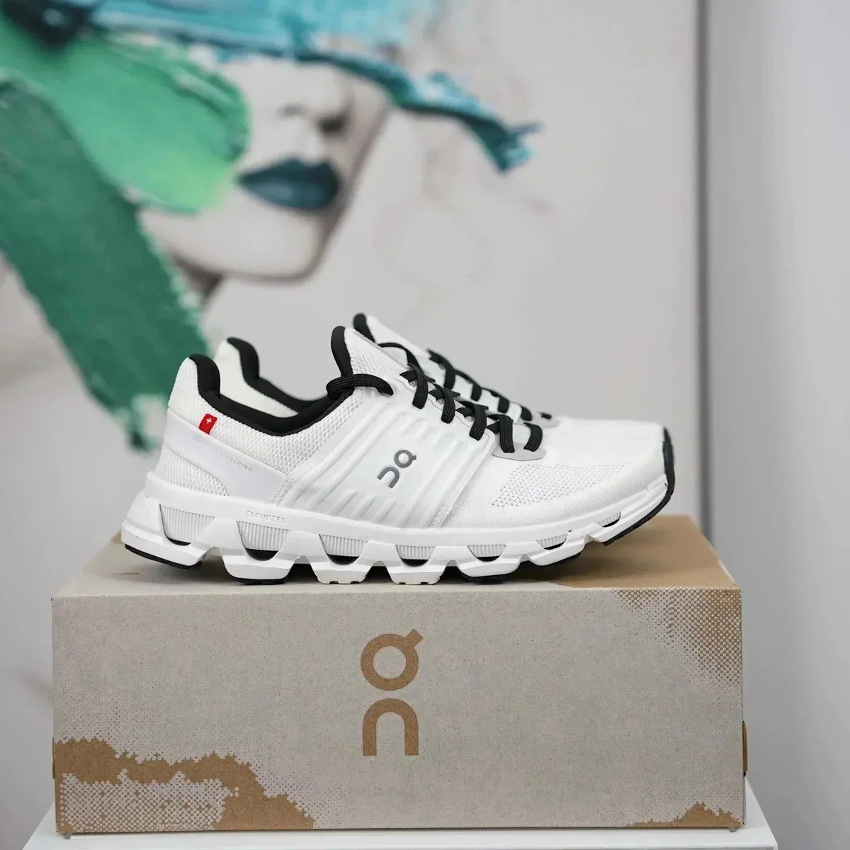 On Running Cloud White/Black Sneakers
