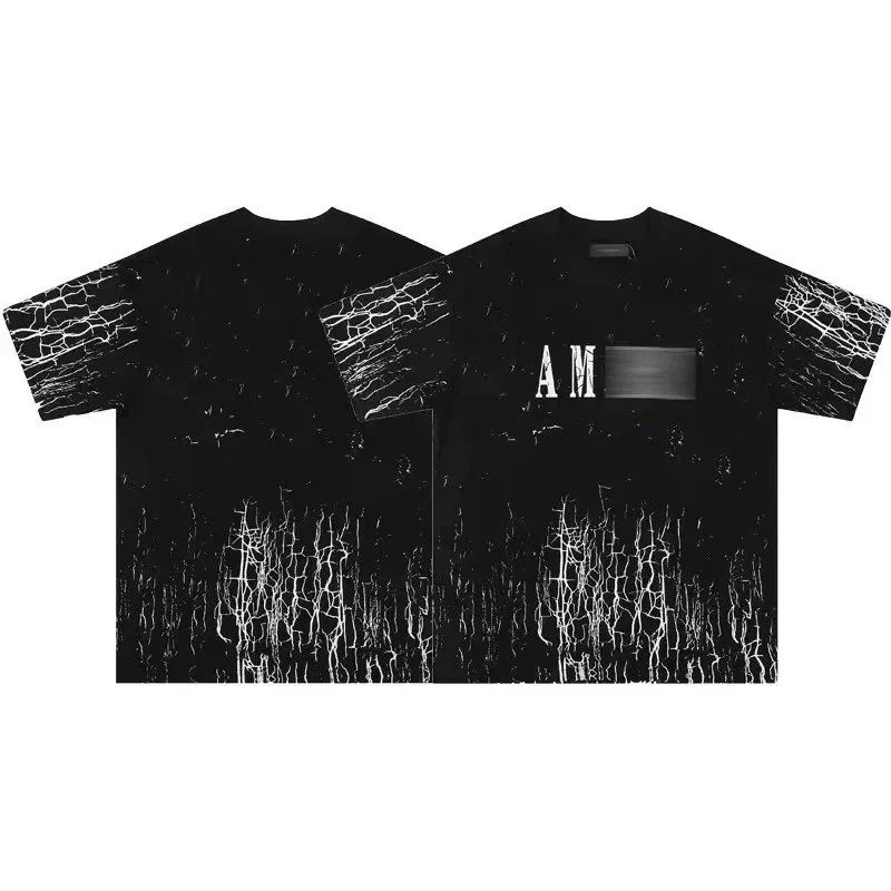 Black Crackle 002 AM T-Shirt