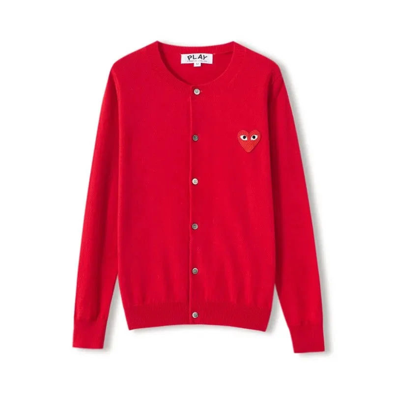 Comme des Garçons PLAY Red Heart Cardigan