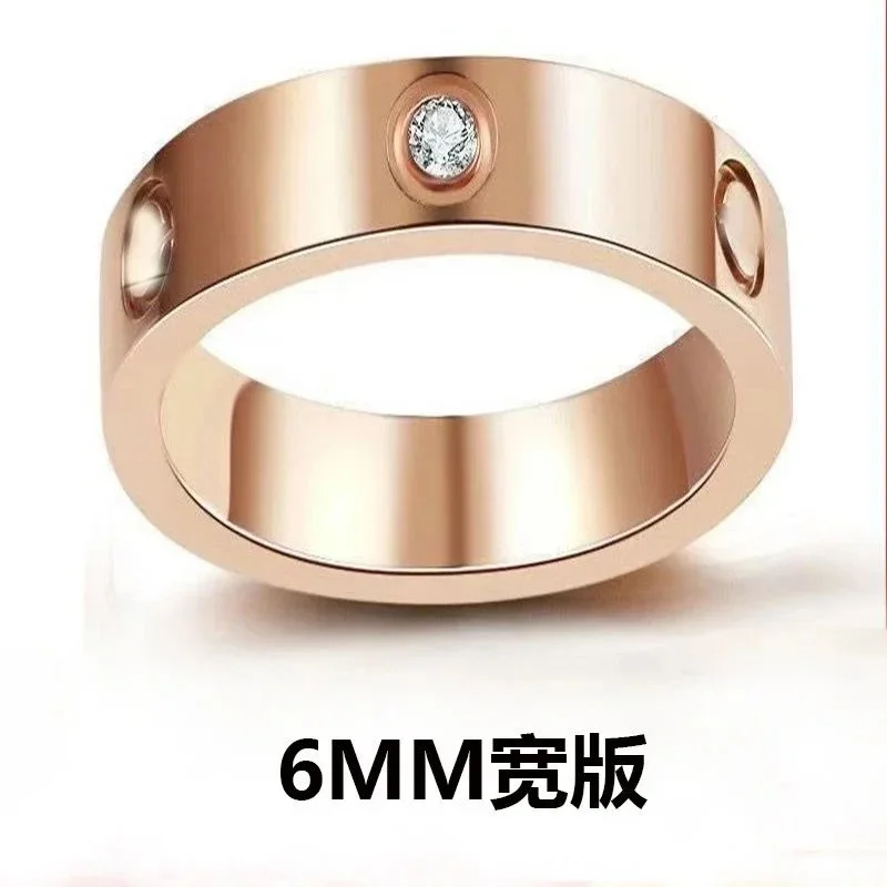 Cartier Love Wide 6MM Rose Gold Ring