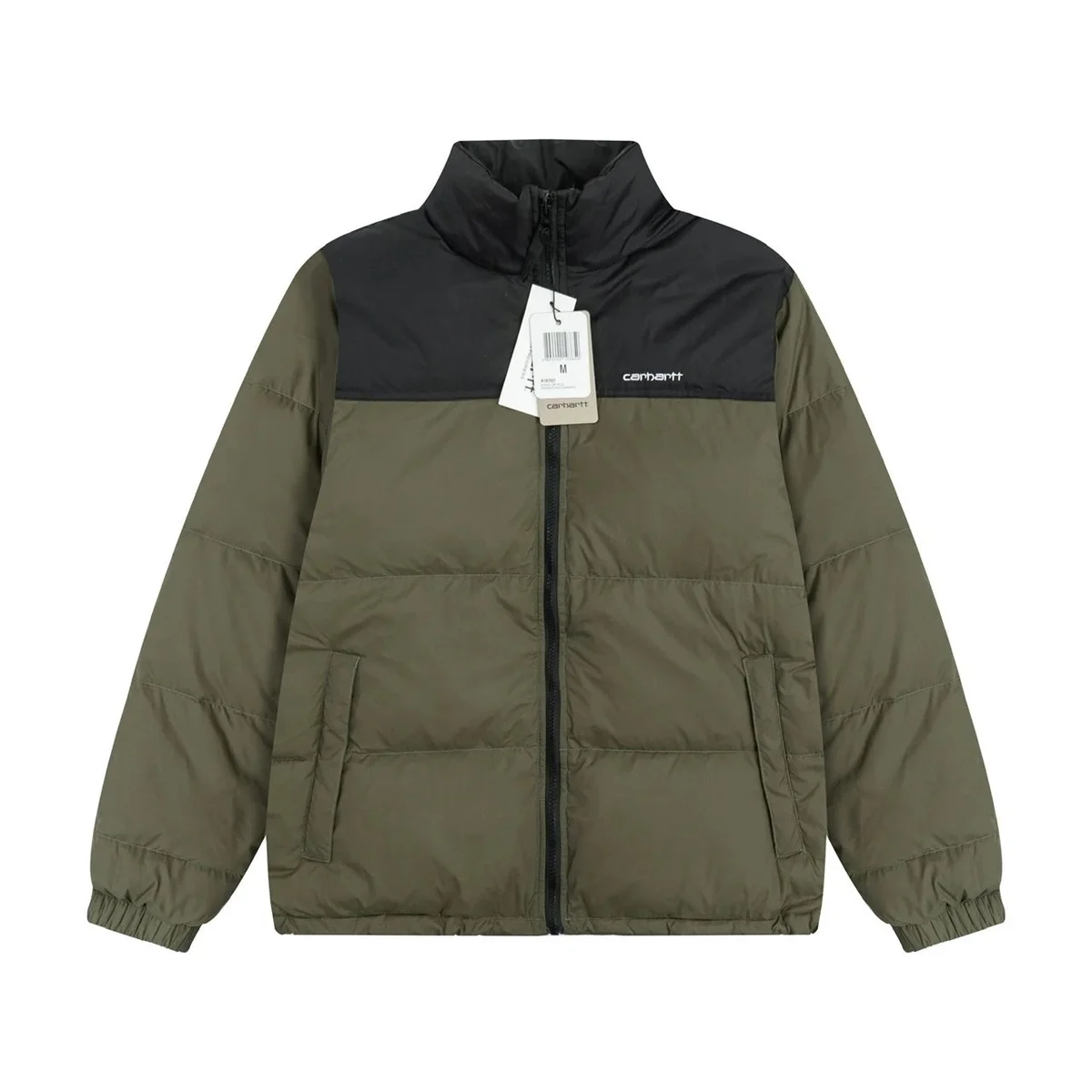 Carhartt Detroit Olive & Black Puffer Jacket