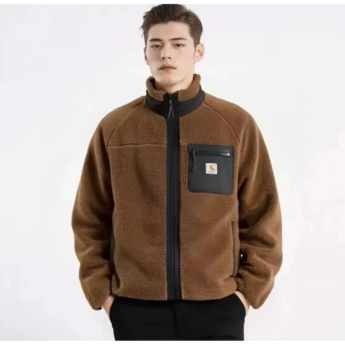 Carhartt Carhartt Work In Progress Fleece Jacket 36咖啡色