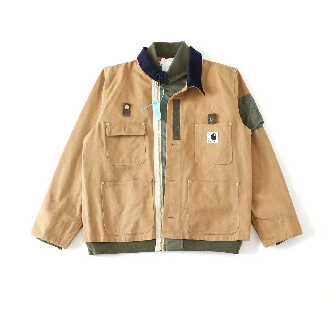 Carhartt Work In Progress Khaki Canvas Jacket